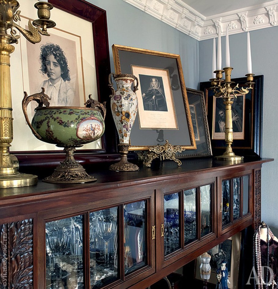 Антиквариат в современном интерьере