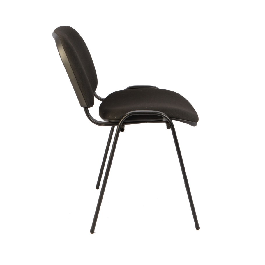 Стул офисный изо в-04 ткань светло-коричневая, каркас черный