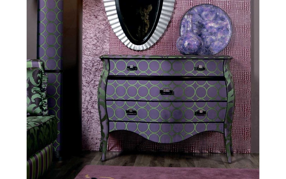 Комод лиловый