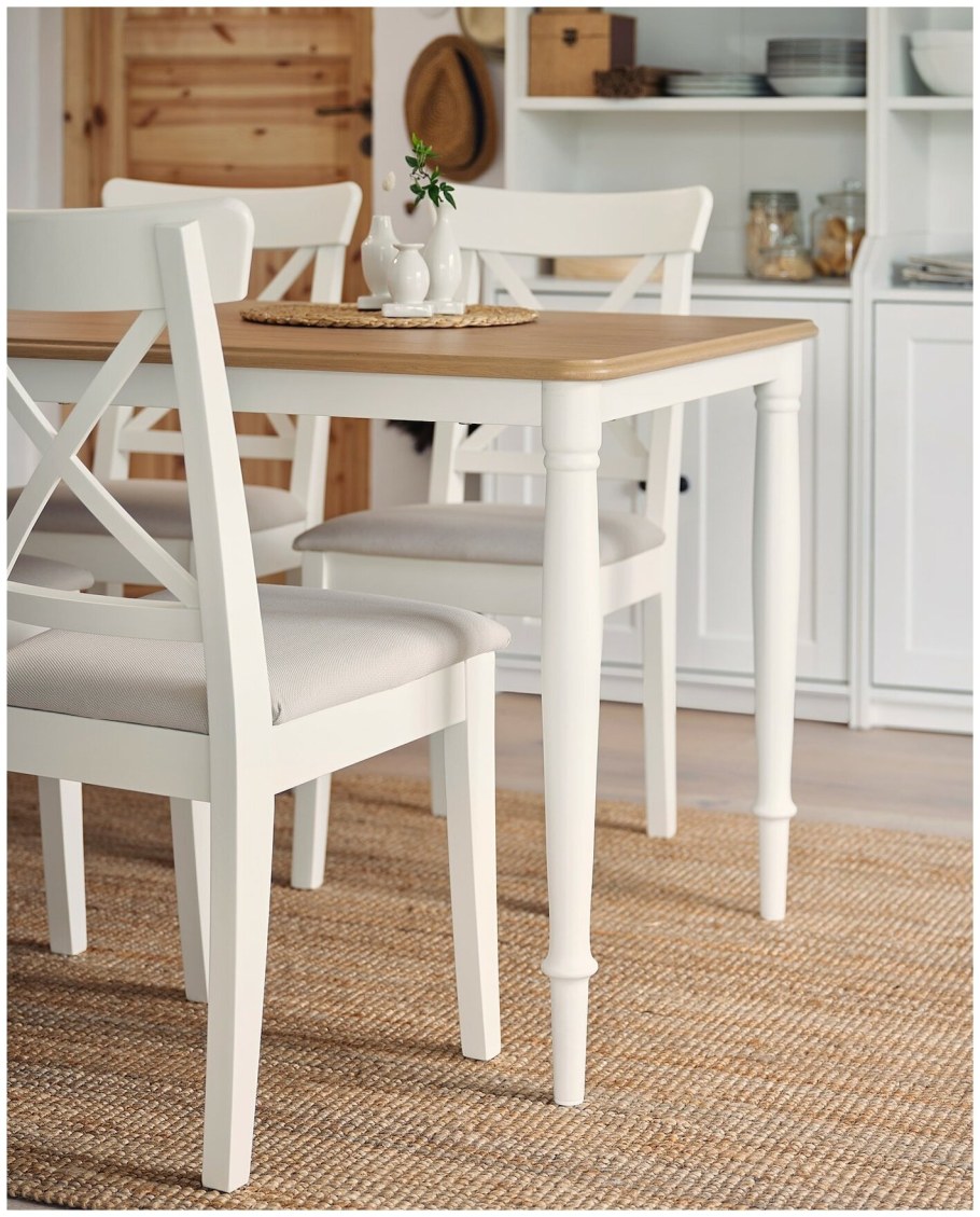 Икеа стул Ингольф белый