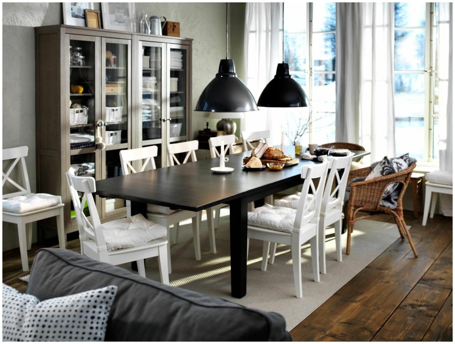 Икеа стул Ингольф белый