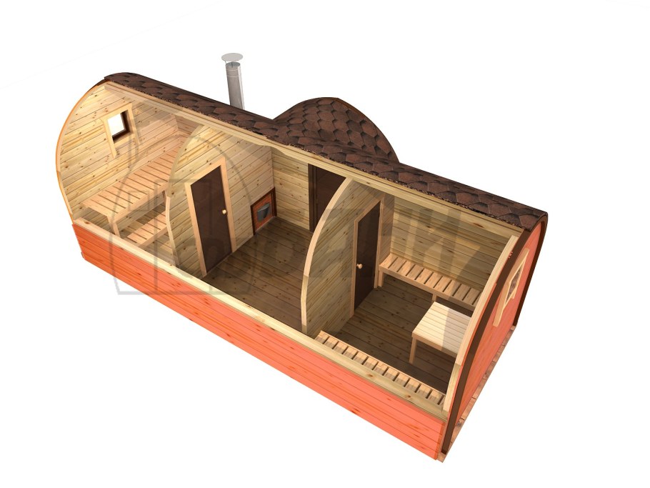 Баня Викинг 6 метров