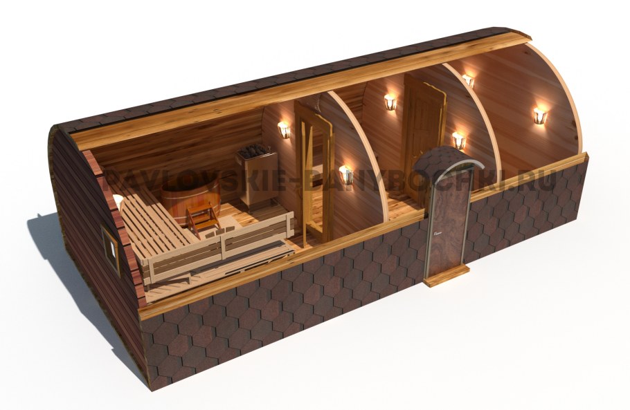 Баня бочка Викинг