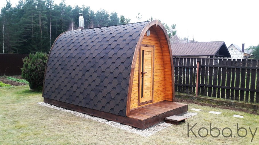 Баня "Викинг", арочная