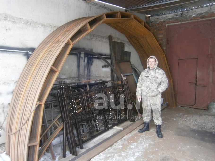 Арочная баня из теплицы