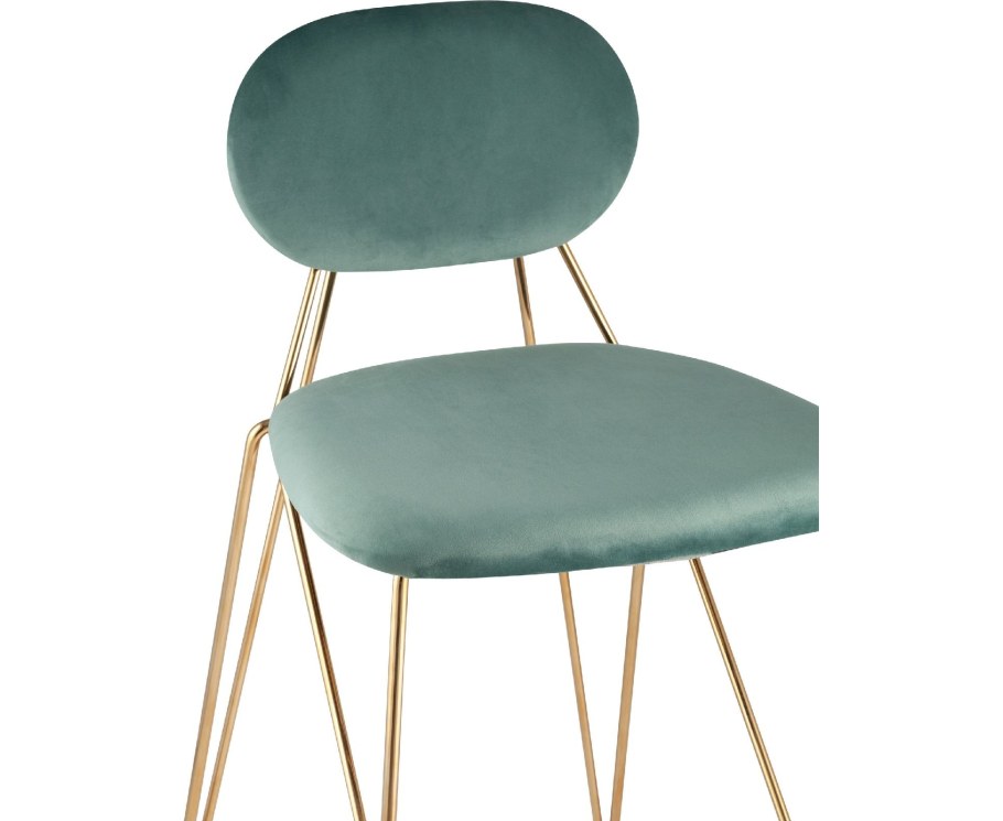 Стул Элис полубарный мятный