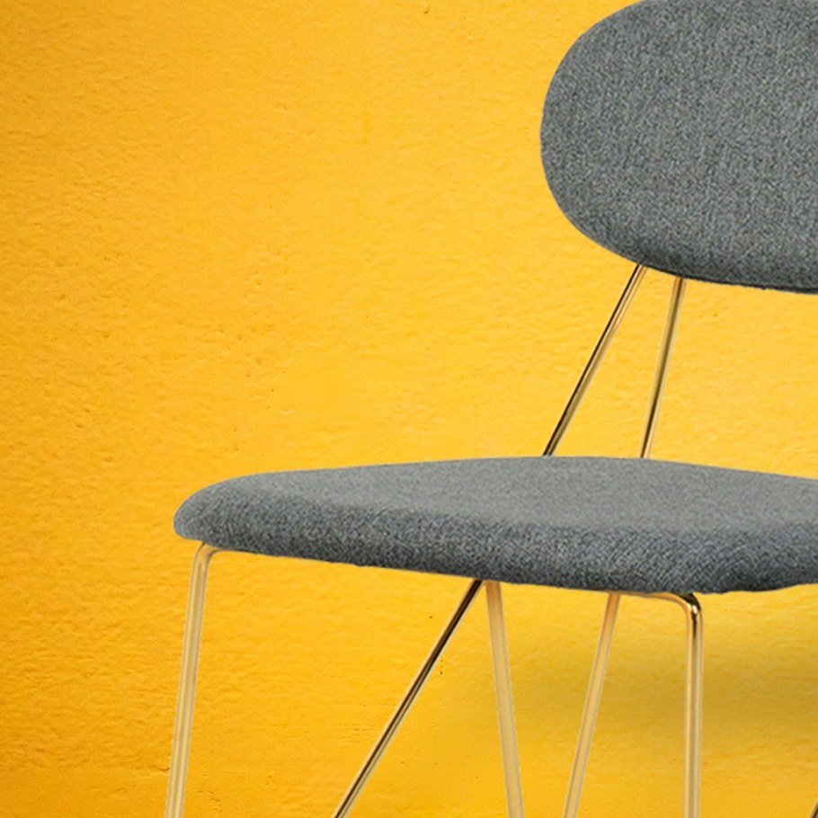 Стул bradexhome Alice серый