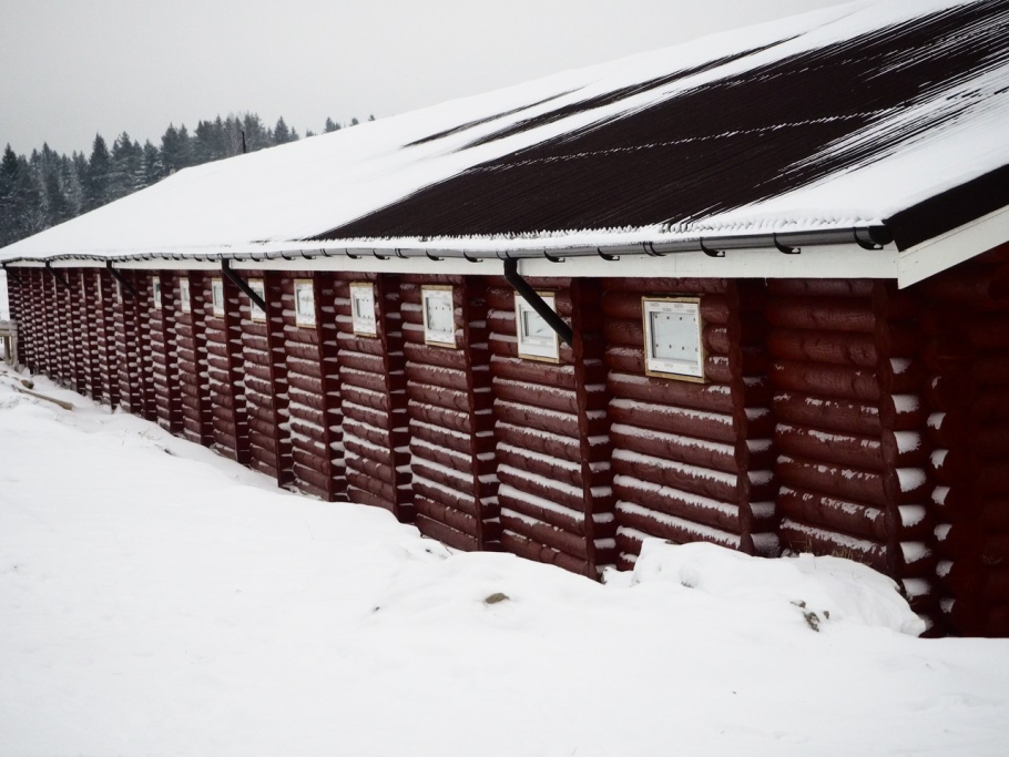 Каменный дом в стиле Barn House