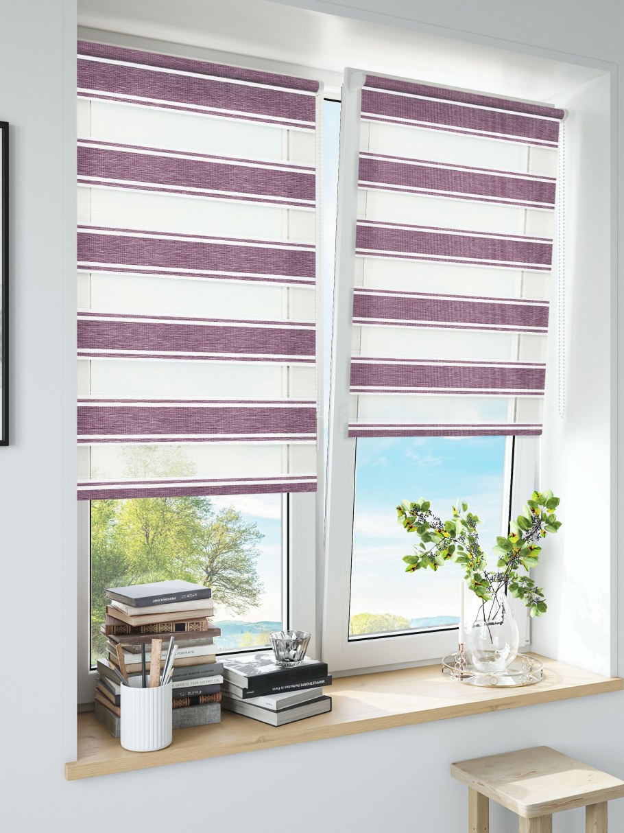 Штора рулонная день-ночь MIAMOZA Milan