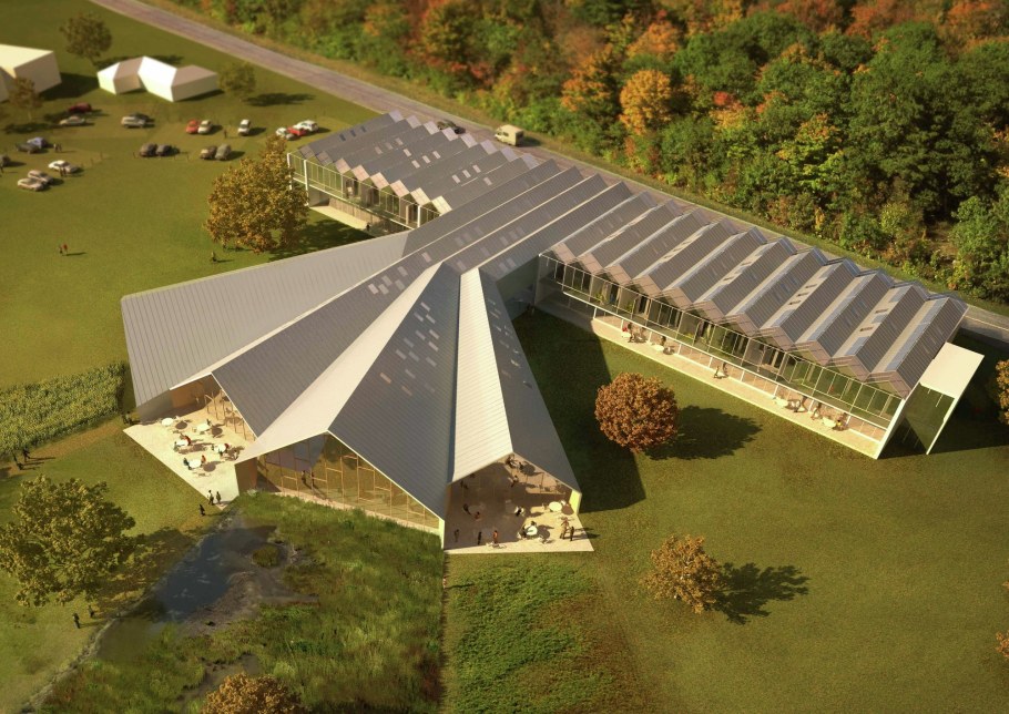 Коровник архитектура