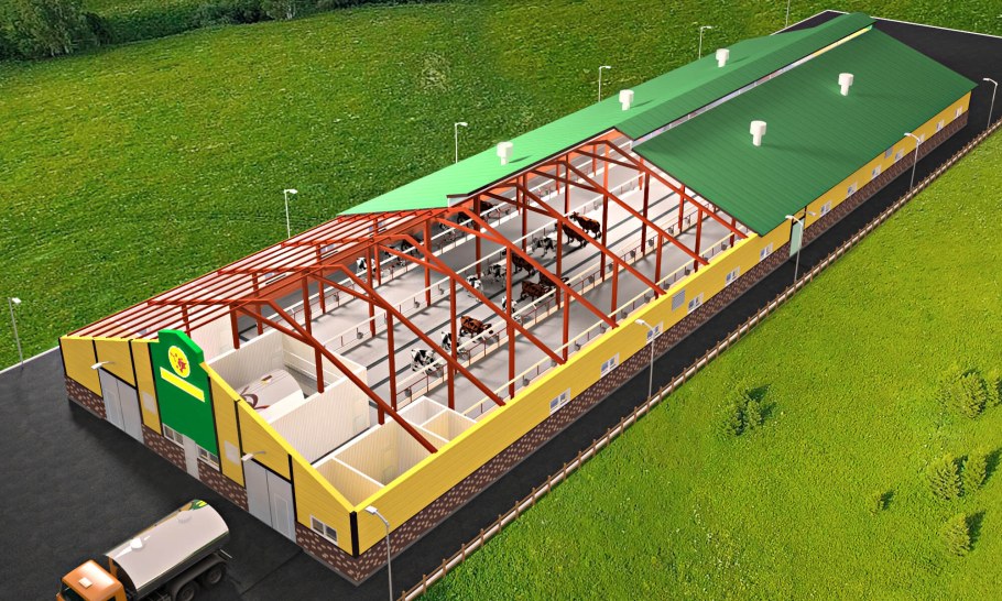 Быстровозводимые коровники, фермы