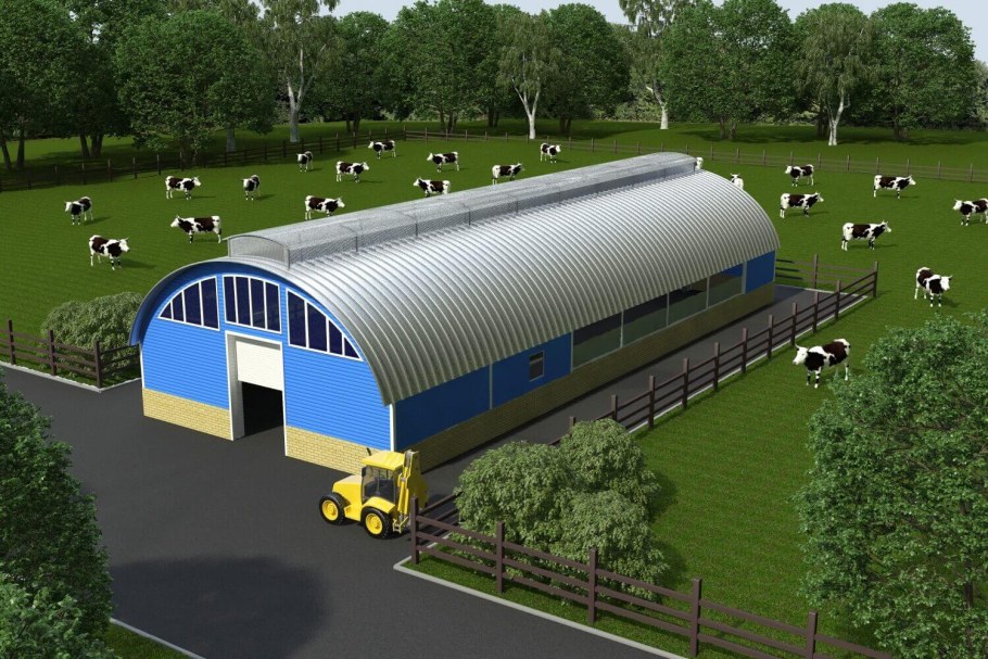 Быстровозводимые коровники