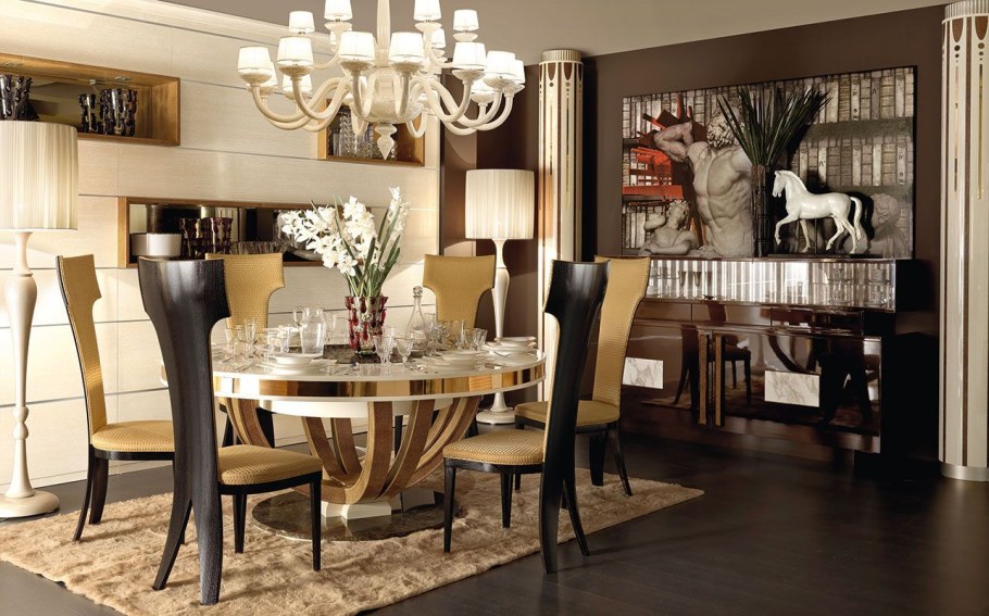 Итальянская мебель мебель для столовой арт деко