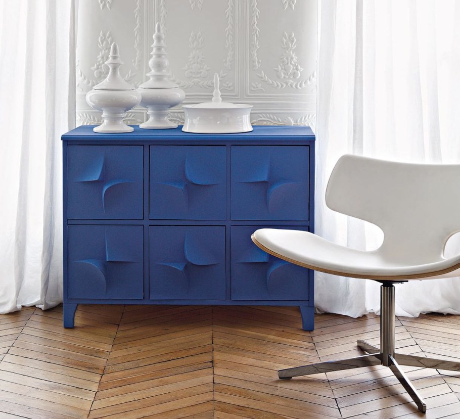 Комод синий