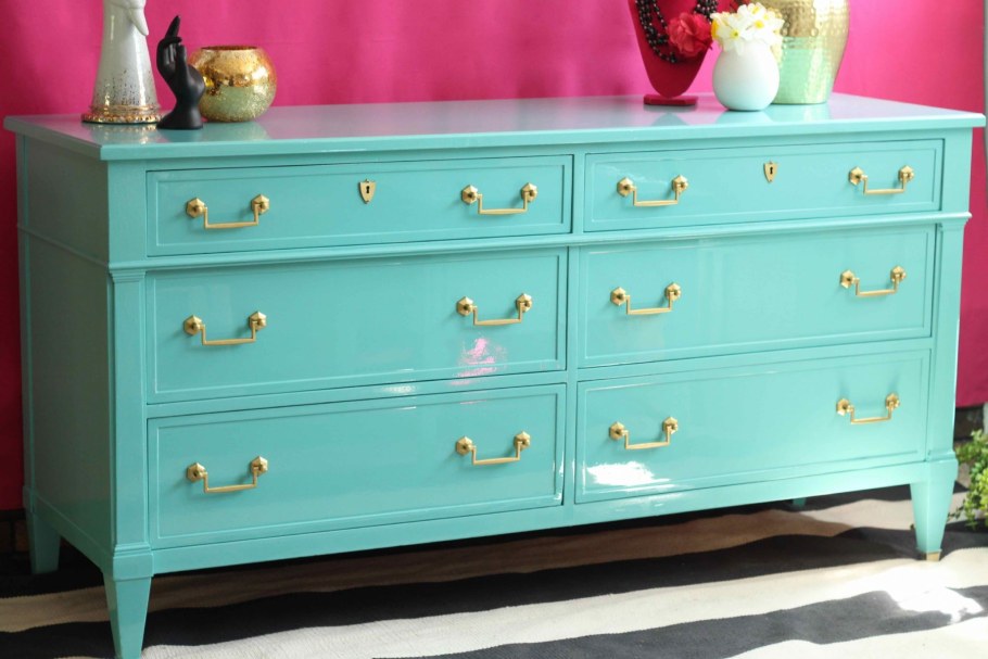 Комод цвета Тиффани