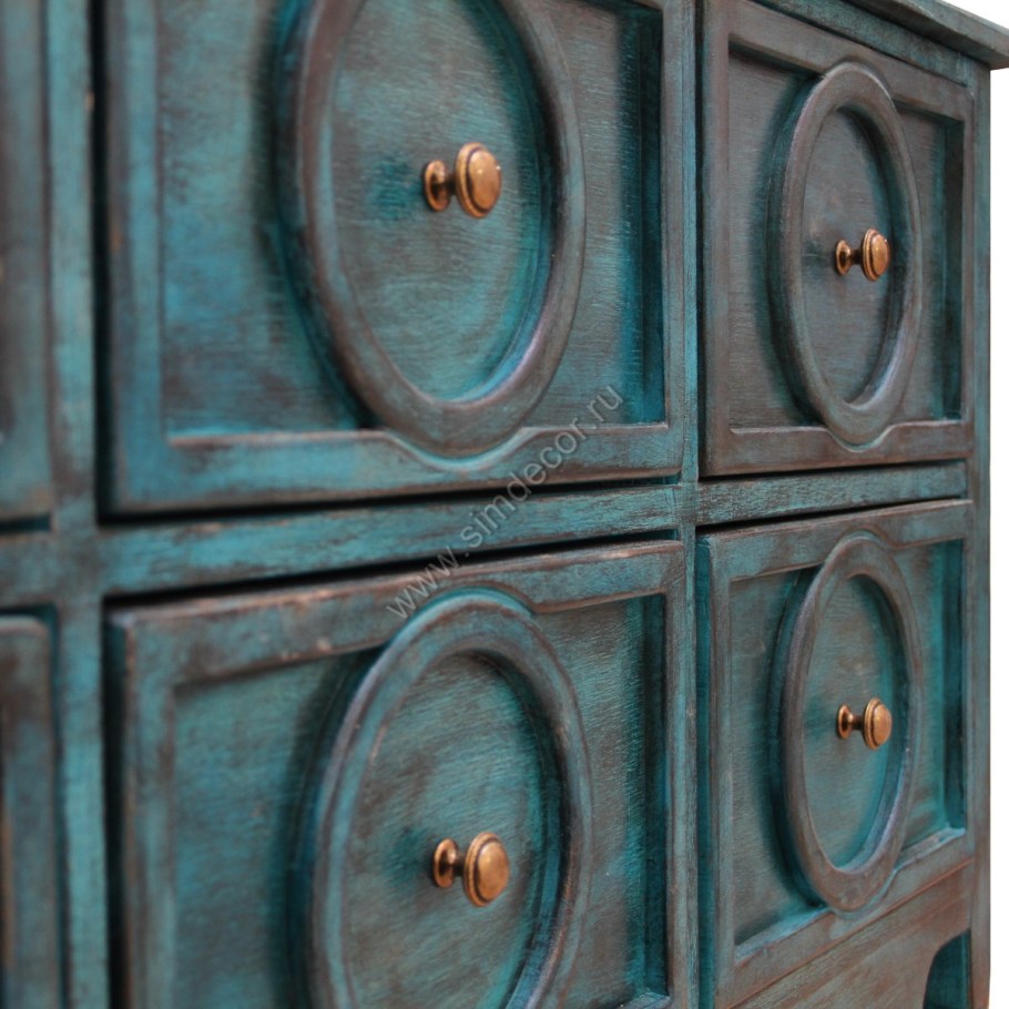 Бирюзовый комод