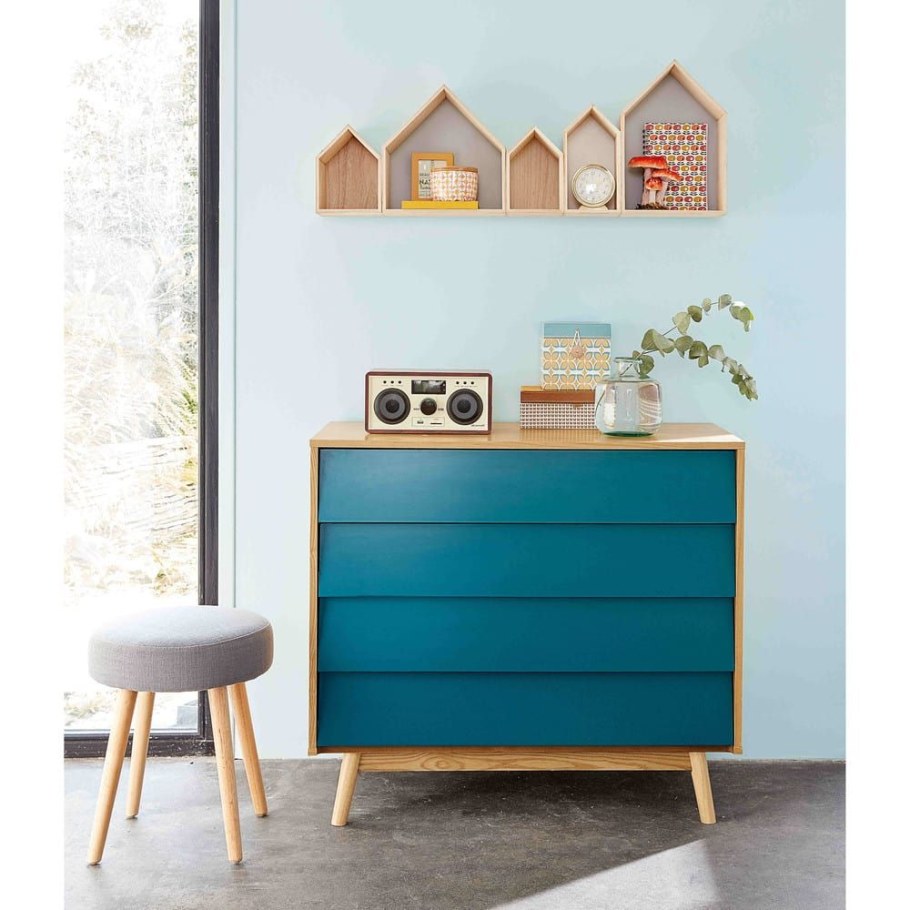 Мебель дизайнерская комод синий