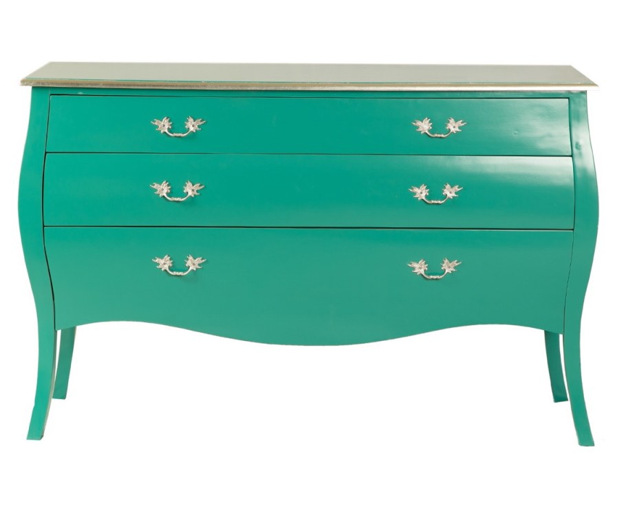 Комод бирюзового цвета