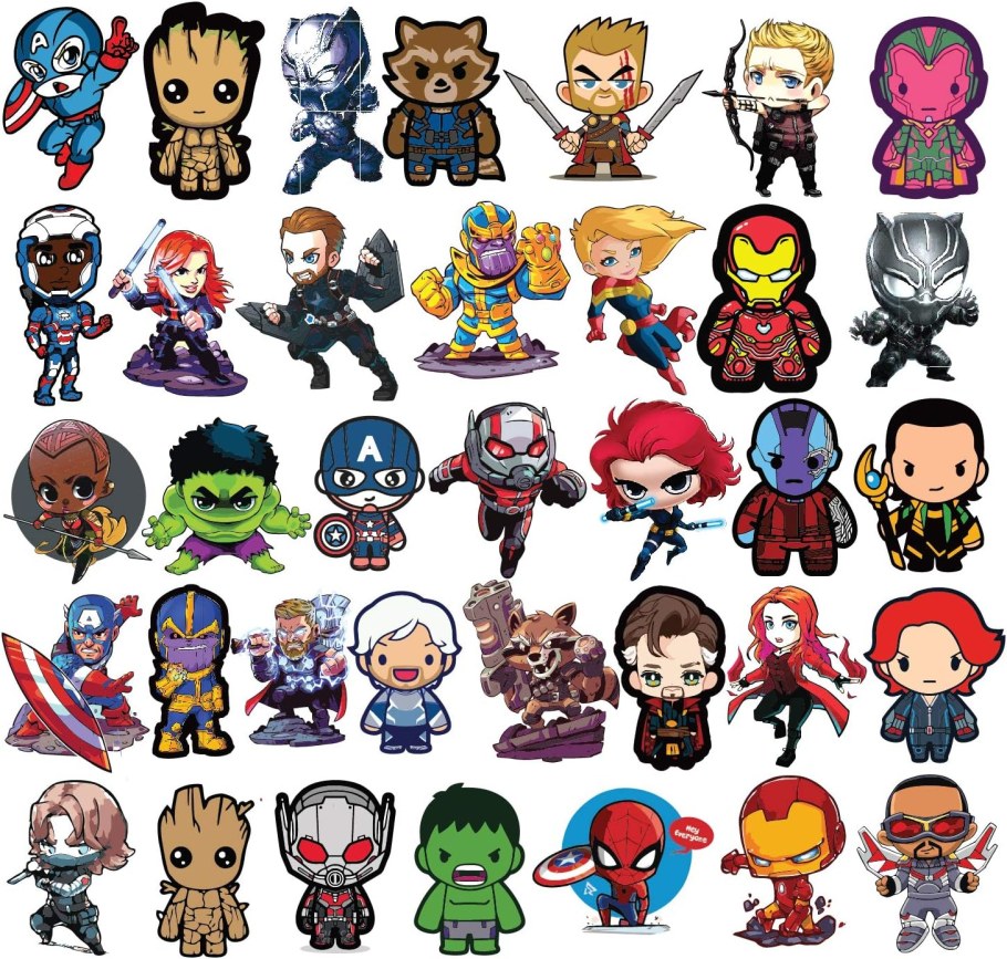 Чиби герои Марвел