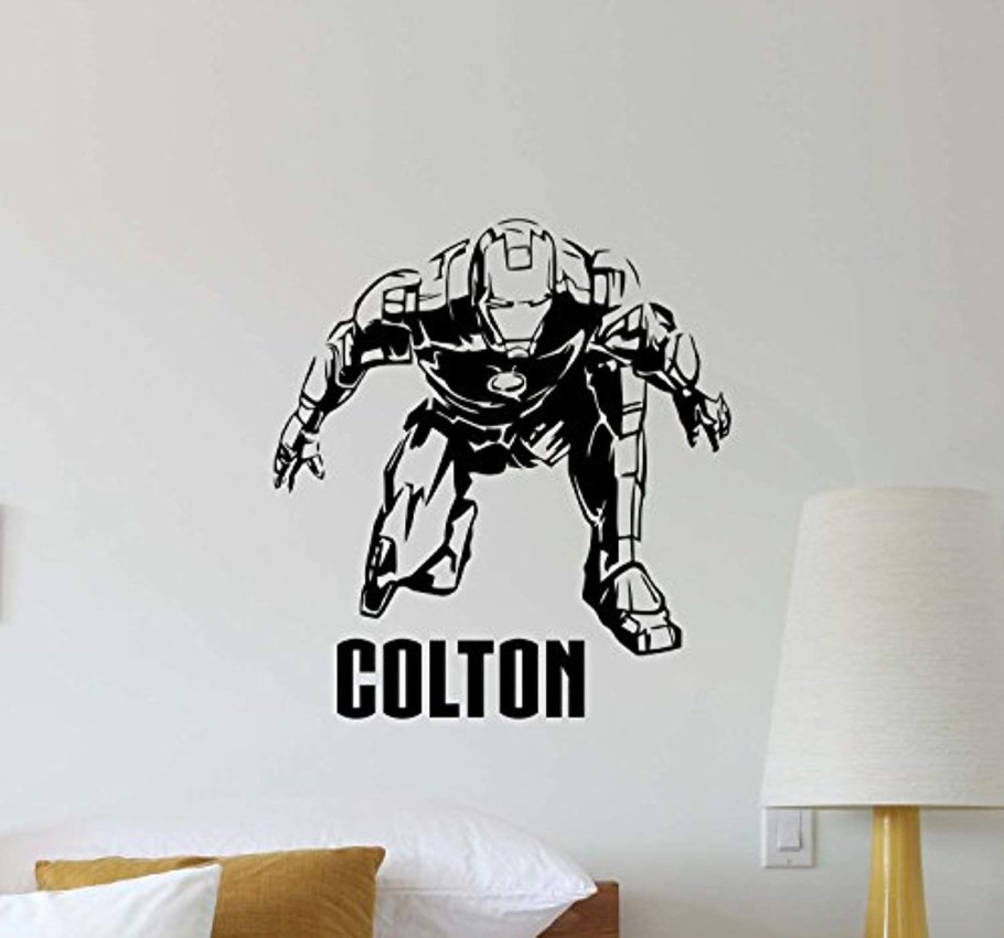 Железный человек стикер арт