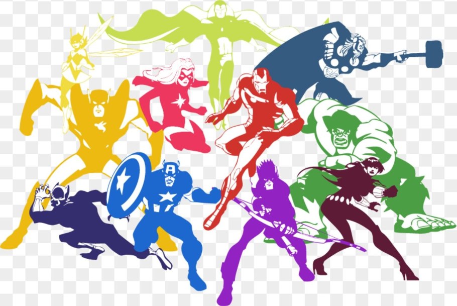 Супергерои Графика