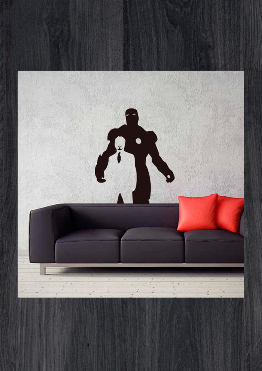 Железный человек наклейка на стену