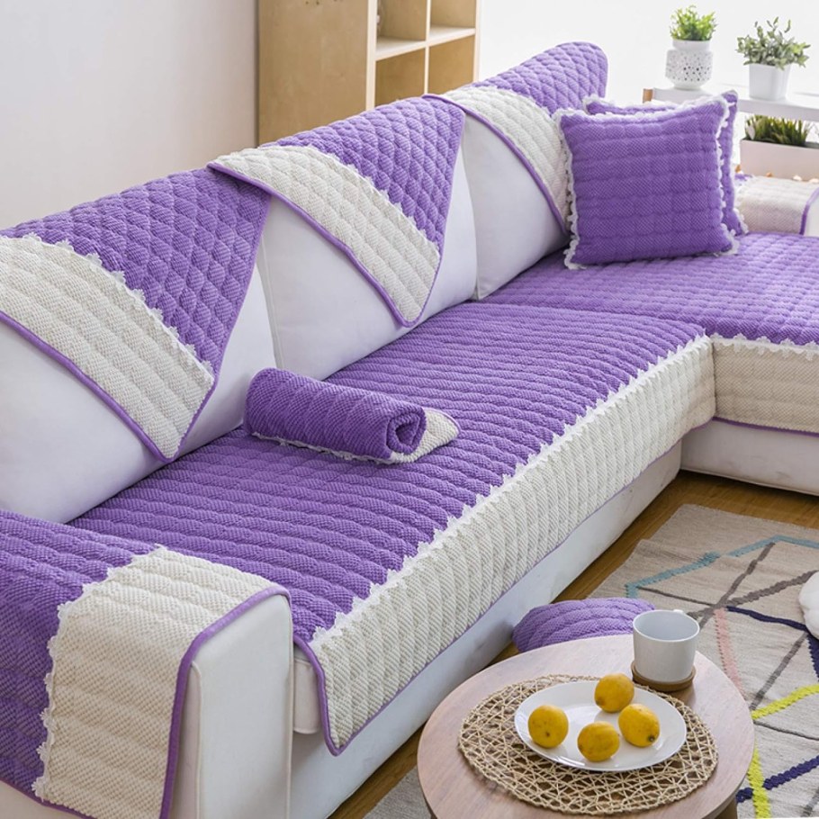 Дивандеки фиолетовые