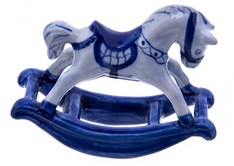 Делфт лошадка качалка