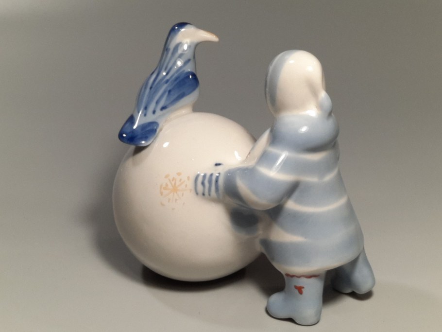 Статуэтка птицы художественная керамика Артель