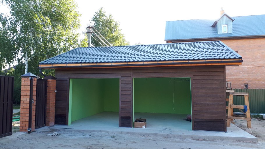 Проекты гаражей из пеноблоков