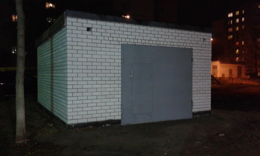 Гараж в кирпич не холодный