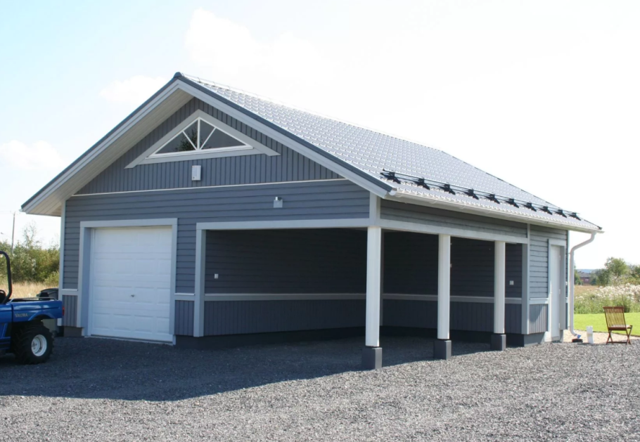 Гараж из сэндвич панелей