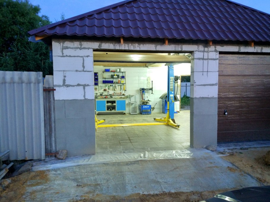 Постройка гаража