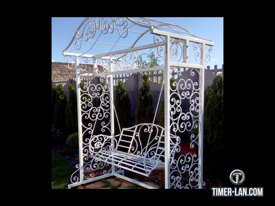 Качели арочные кованые