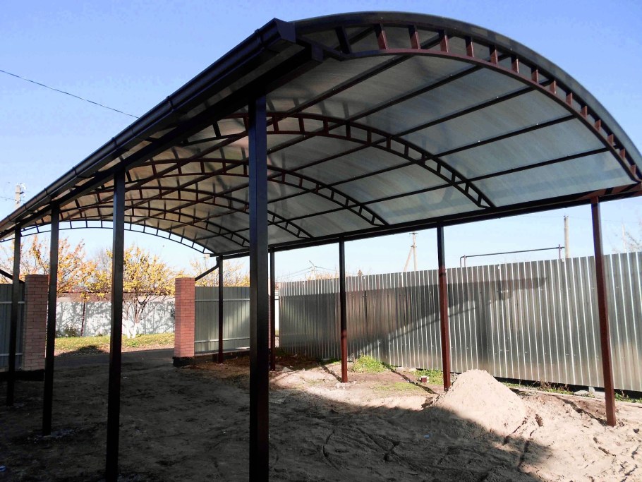 Арочный навес