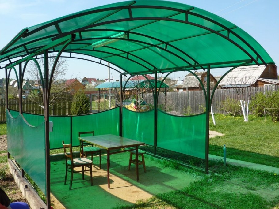 Беседки iz polikarbonata