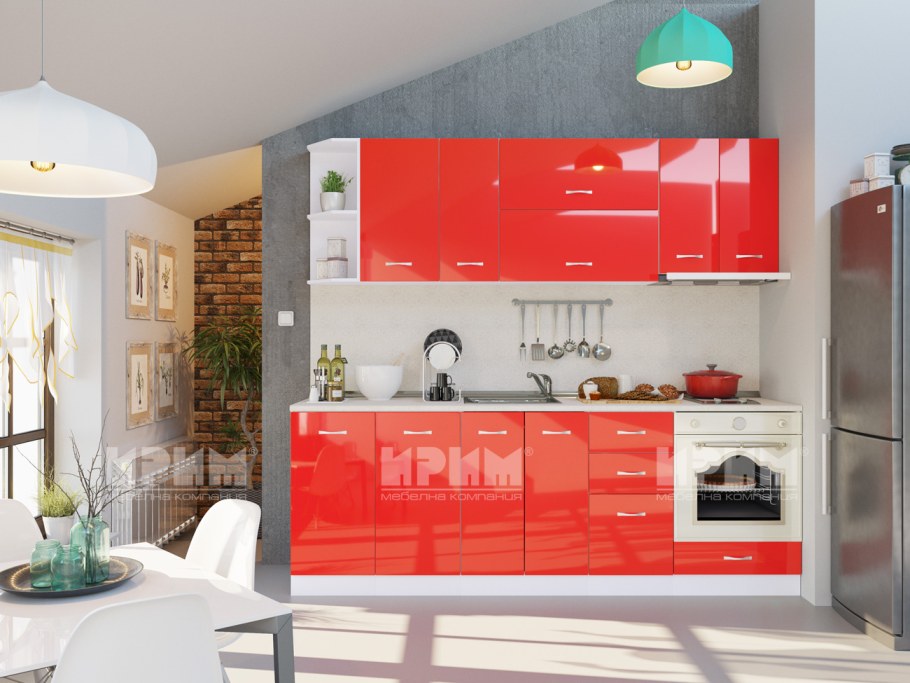 Кухня Сити хофф белая угловая