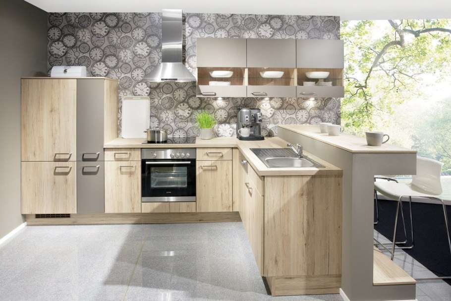 Кухня лофт угловая хофф