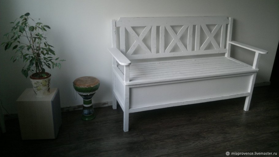 Скамья икеа белая