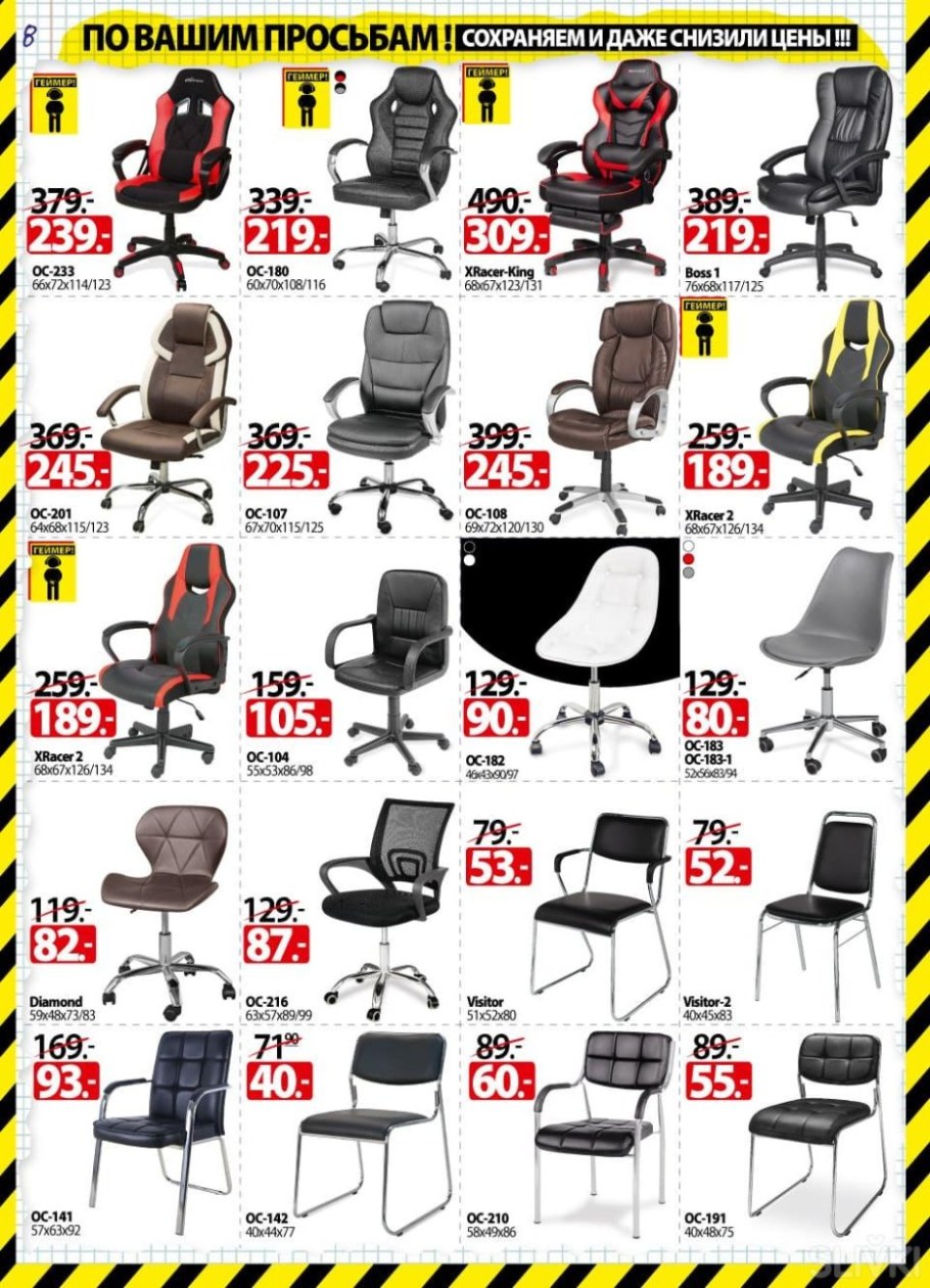 Много мебели столы и стулья