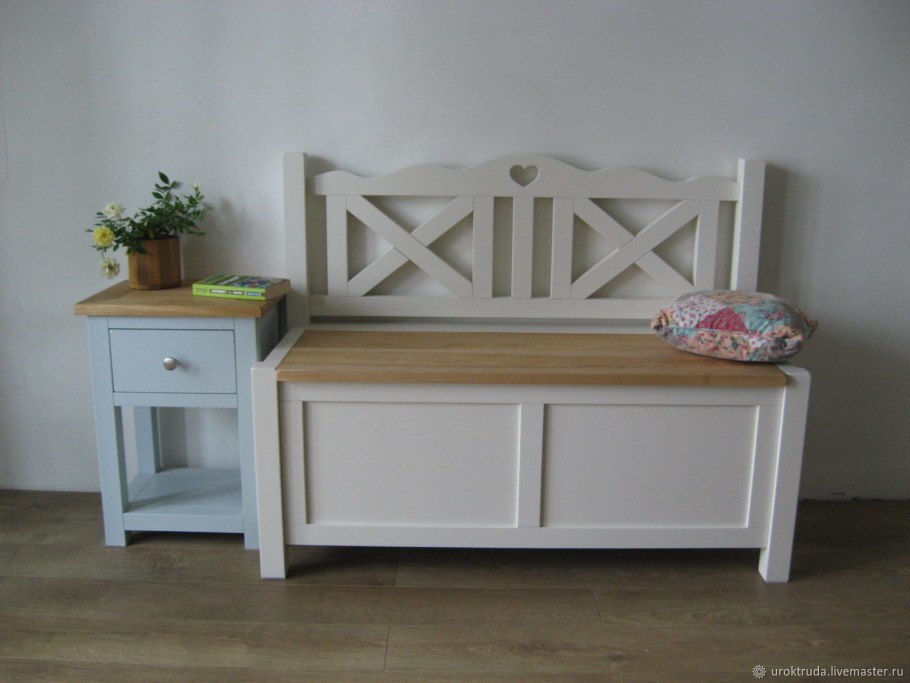 Скамейка на кухню в стиле Прованс