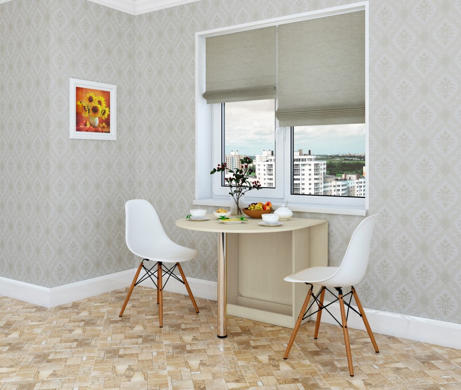 Кухонный стол цвет капучино