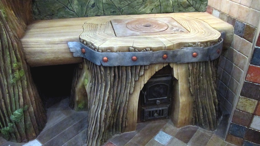 Барбекю из арт бетона