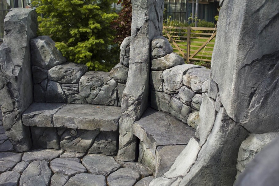 Артбетон водопад ландшафт