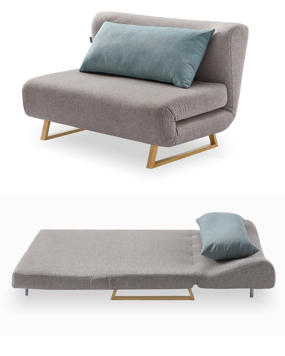 Диван-кровать Rosy 2-х местный, бежевый/мята