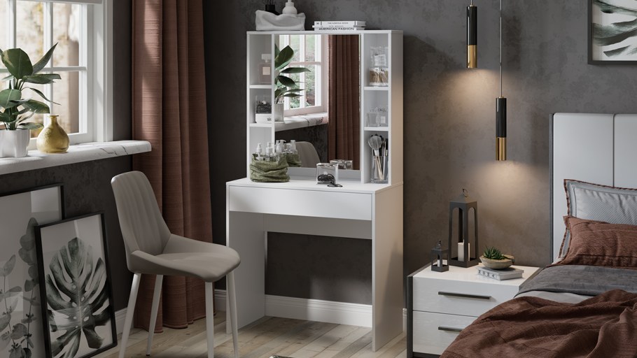 Консоль с зеркалом в современном стиле