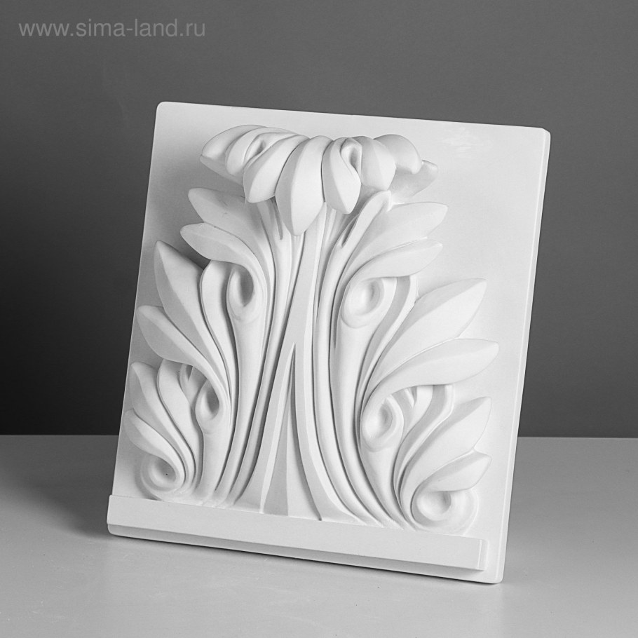 Гипс орнамент лист аканта