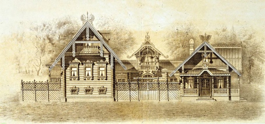 Мотивы русской архитектуры 1874-1880 гг