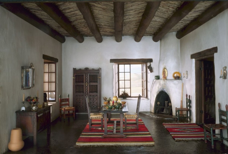 Спальня в бедном жилище 19 века в Англии