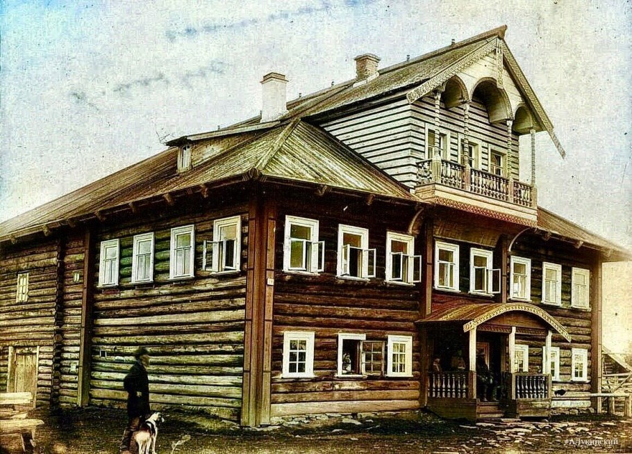 Дом зажиточного крестьянина 19 века в России
